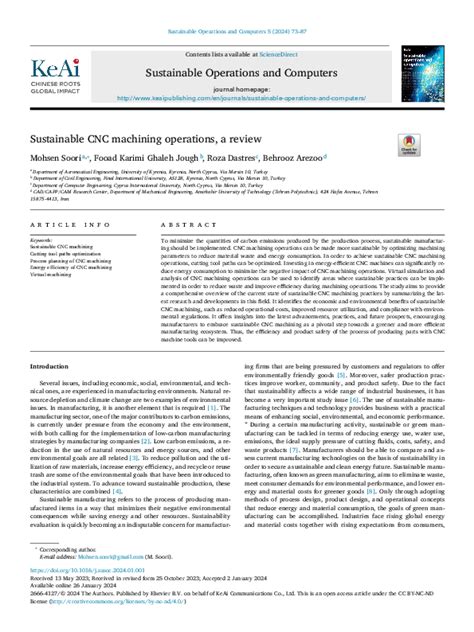 cnc based studies|Sustainable CNC machining operations, a review .